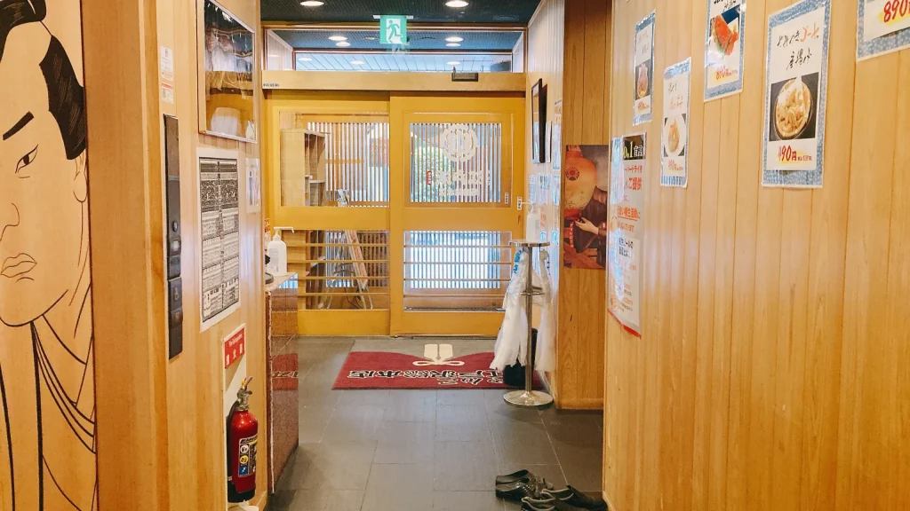 ちゃんこ江戸沢の店内の様子
