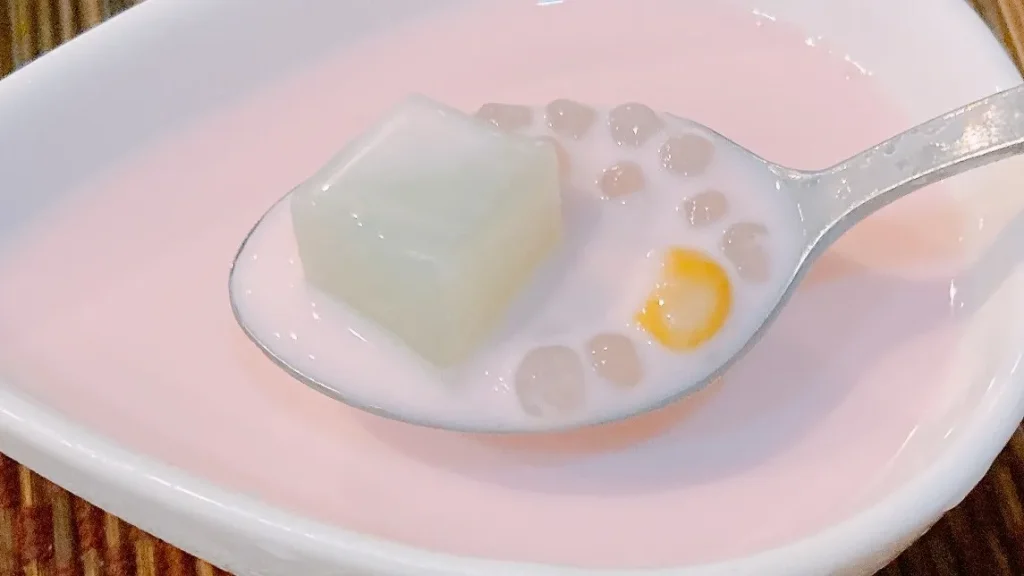 アロイちゃんのデザートのアップ