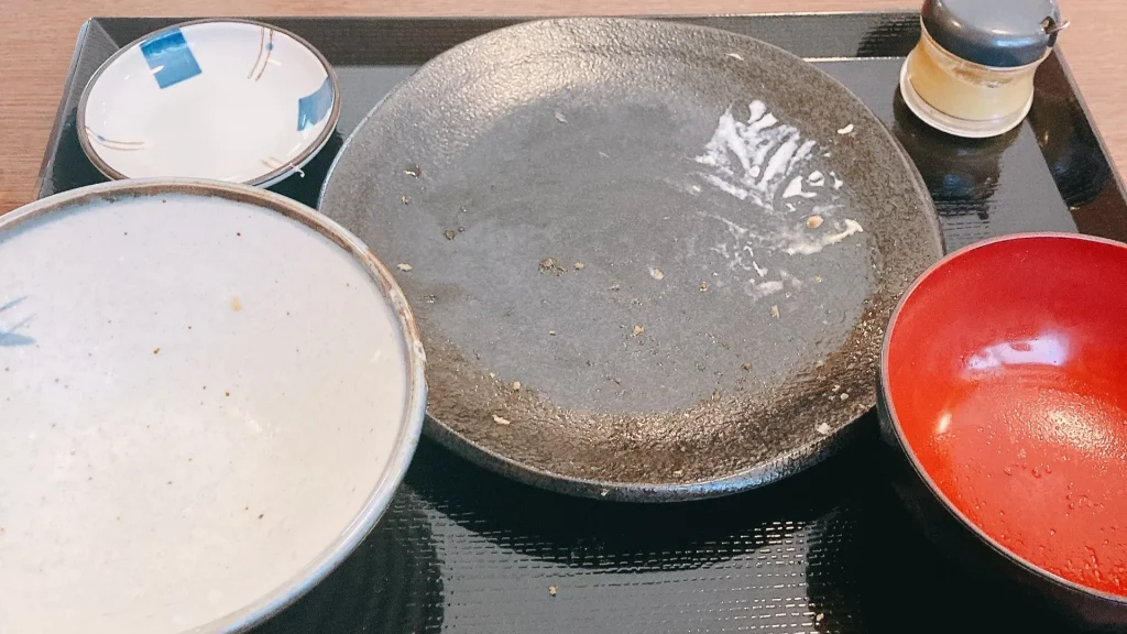 あづま家の定食完食