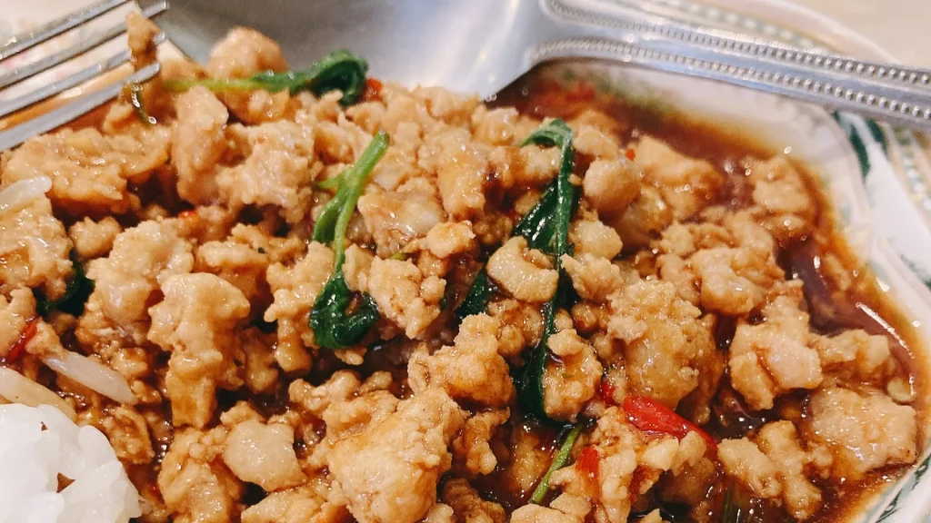 タイランドショップのガパオライス
