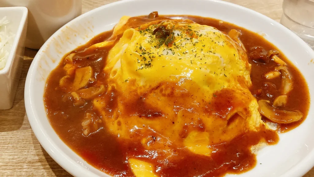 中華洋食あゆたのデミオムライス