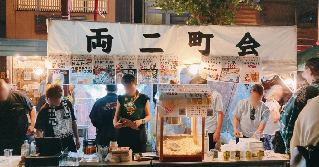 両国町会夏祭りのクラフトビール