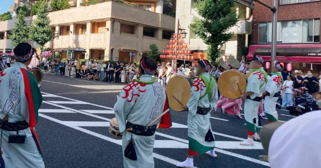 高円寺阿波踊り連の太鼓