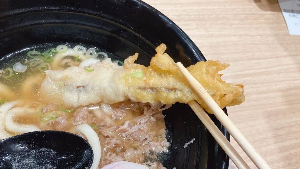 資さんうどんのごぼ天