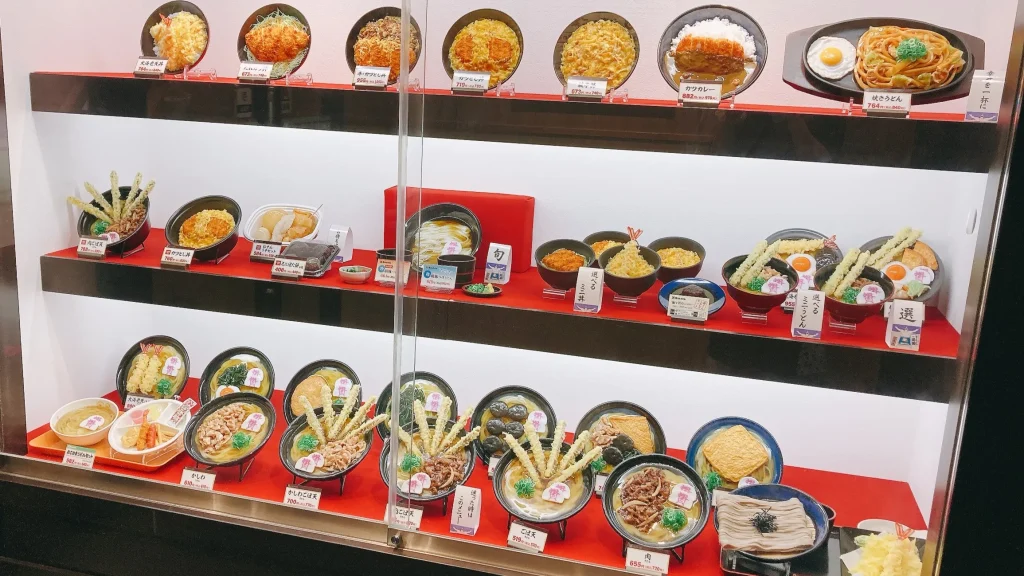 資さんうどんのメニューサンプル