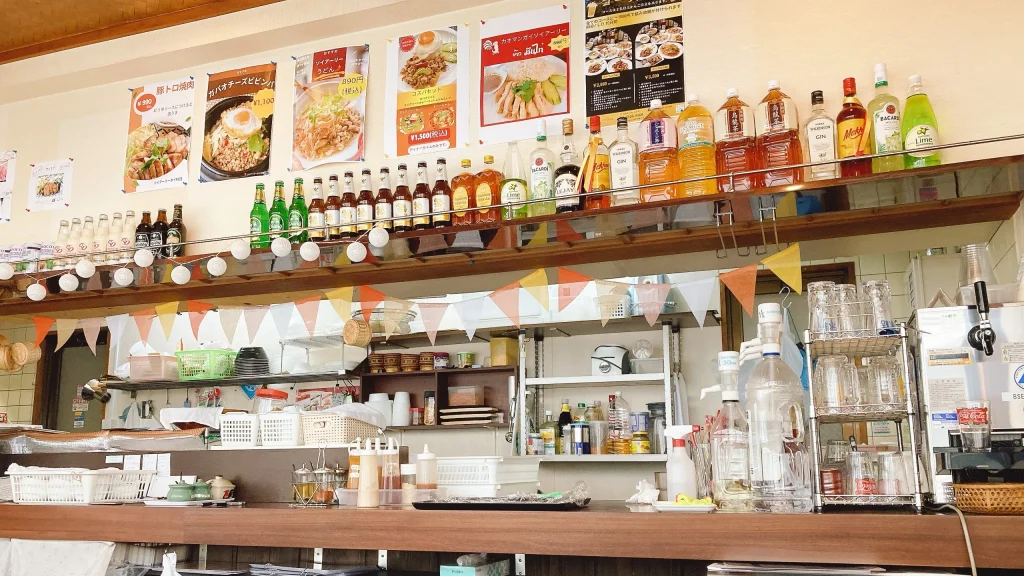 ソイアーリータイ料理の店内