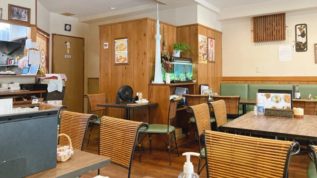 ペンタイの店内