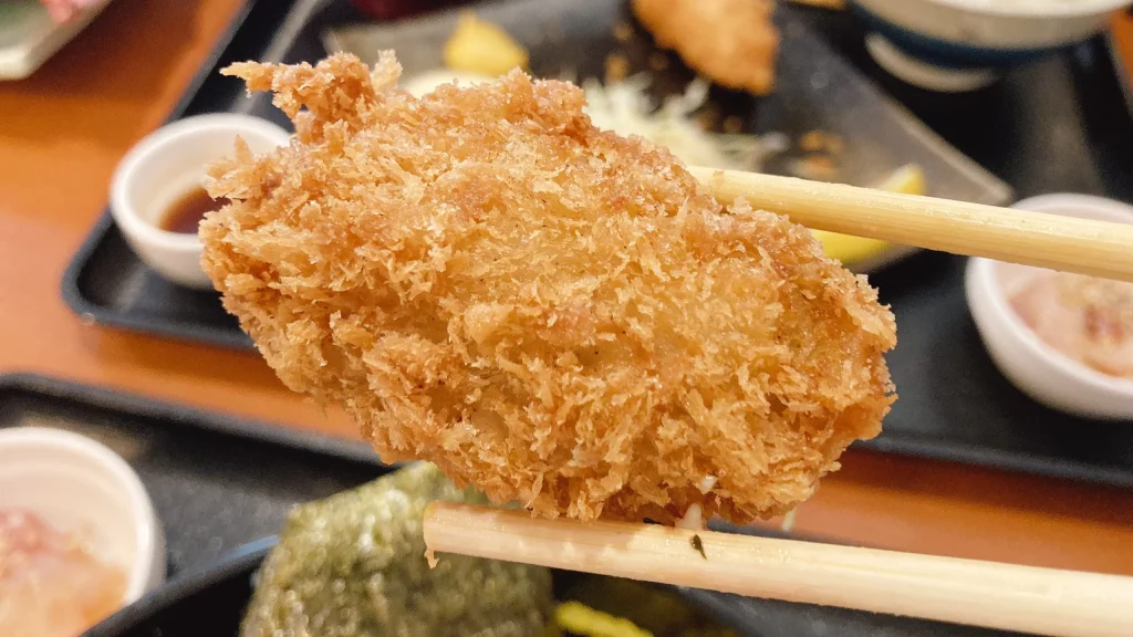 佃瀧三郎のカキフライ定食