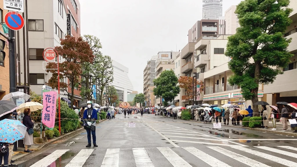 北斎祭り当日の様子