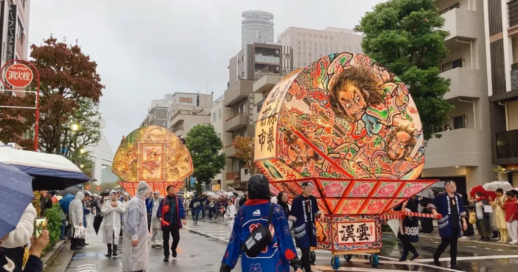 北斎祭りのねぷた
