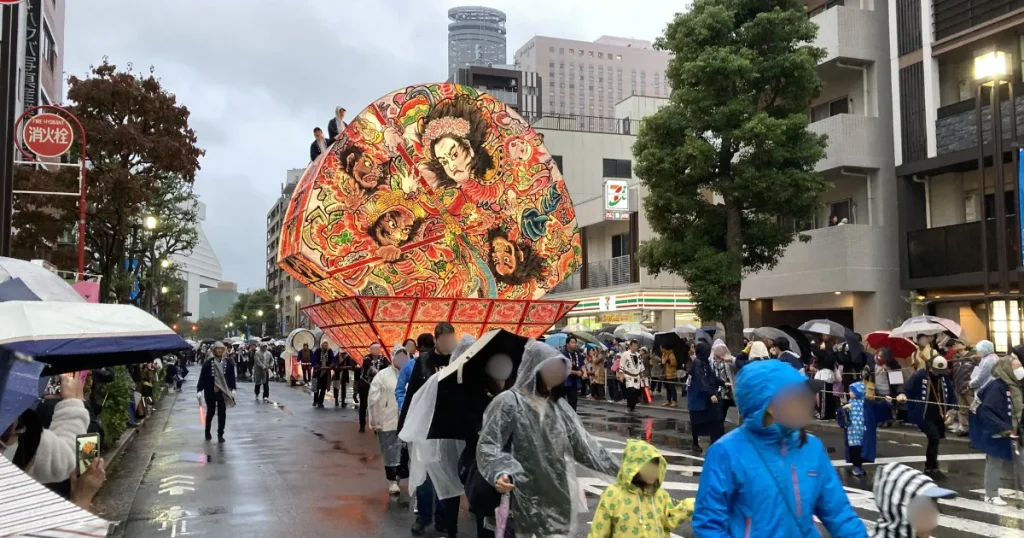 北斎祭りのねぷた