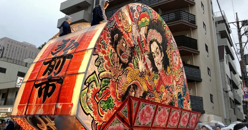 北斎祭りのねぷた