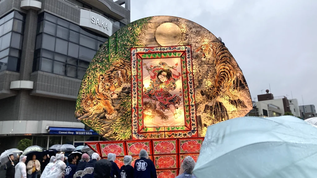 北斎祭りのねぷた