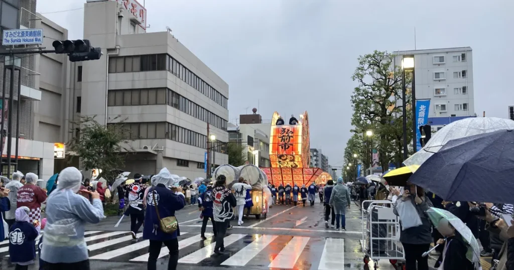 北斎祭りのねぷた