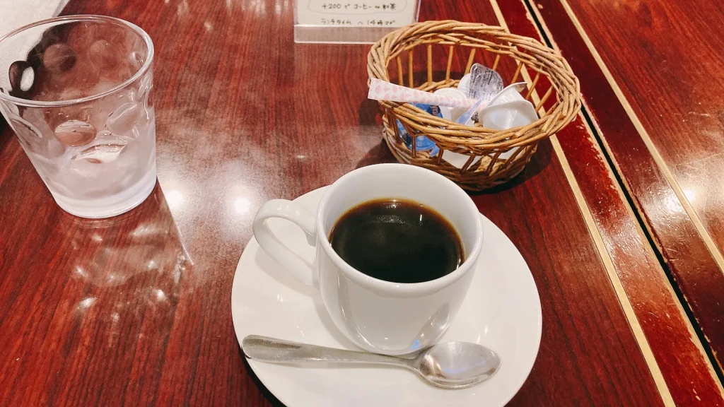 コーヒー&スナックドリームのコーヒー