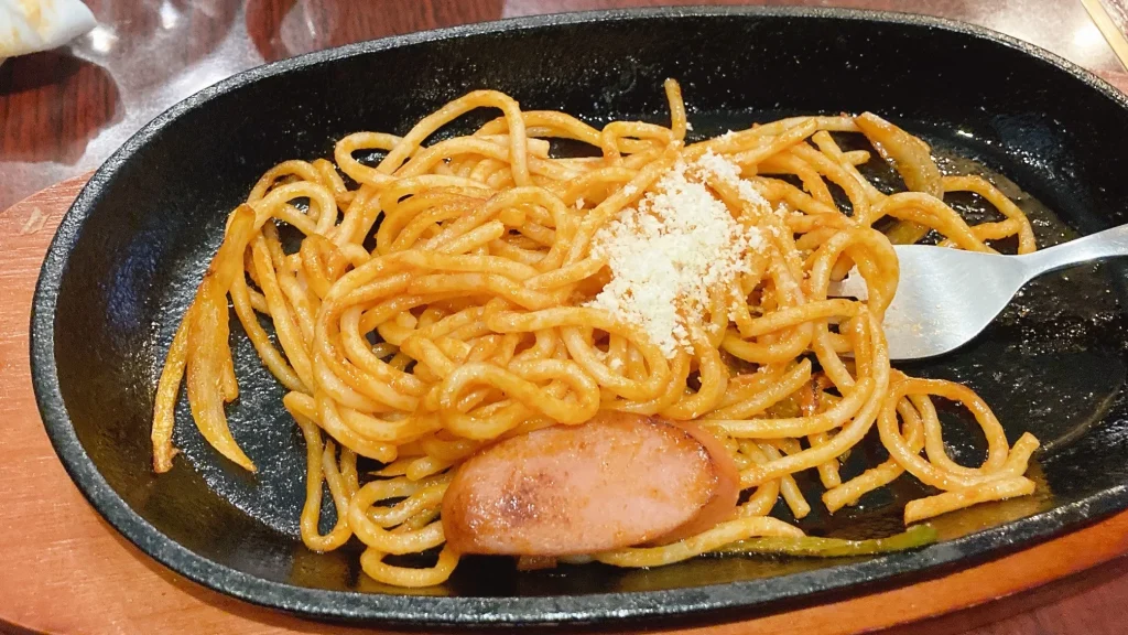 ドリームの鉄板焼きナポリタン