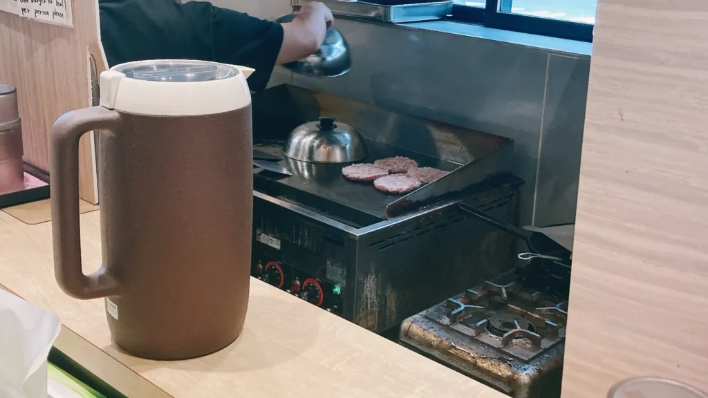 横綱バーガーのパティ