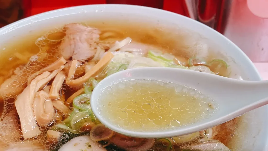 邦ちゃんラーメンのスープ