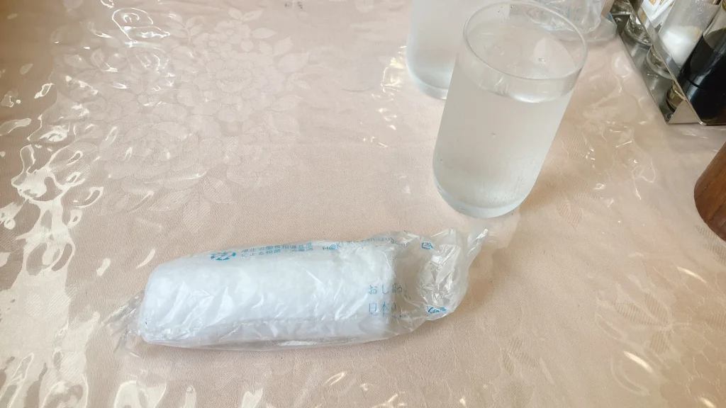 クインベルのおしぼり