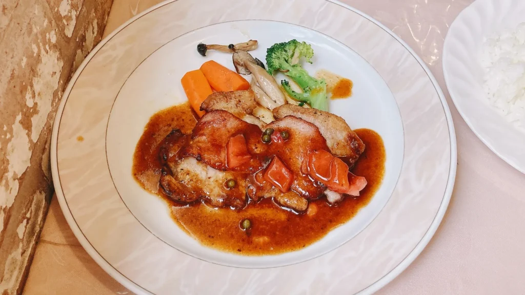 クインベルのポークステーキ