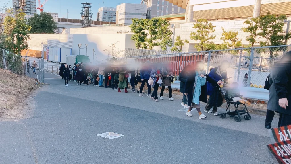 えどはくイベント行列の様子
