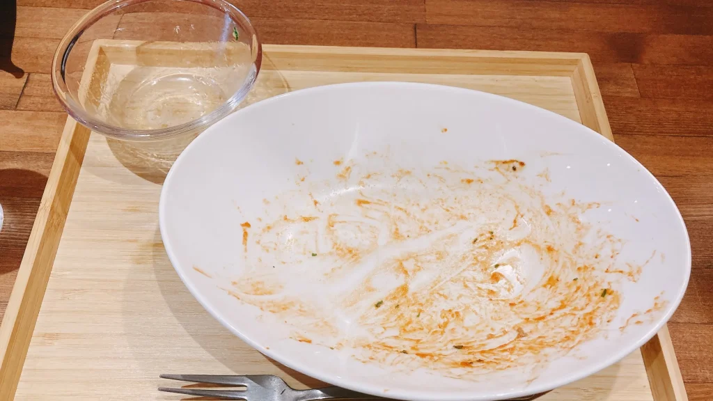 準喫茶ハーフタイムの半バーグちょいのせナポリタン完食