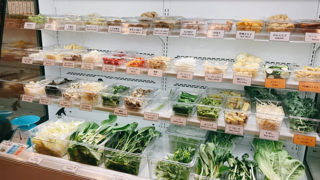 七宝麻辣湯錦糸町店のショーケース