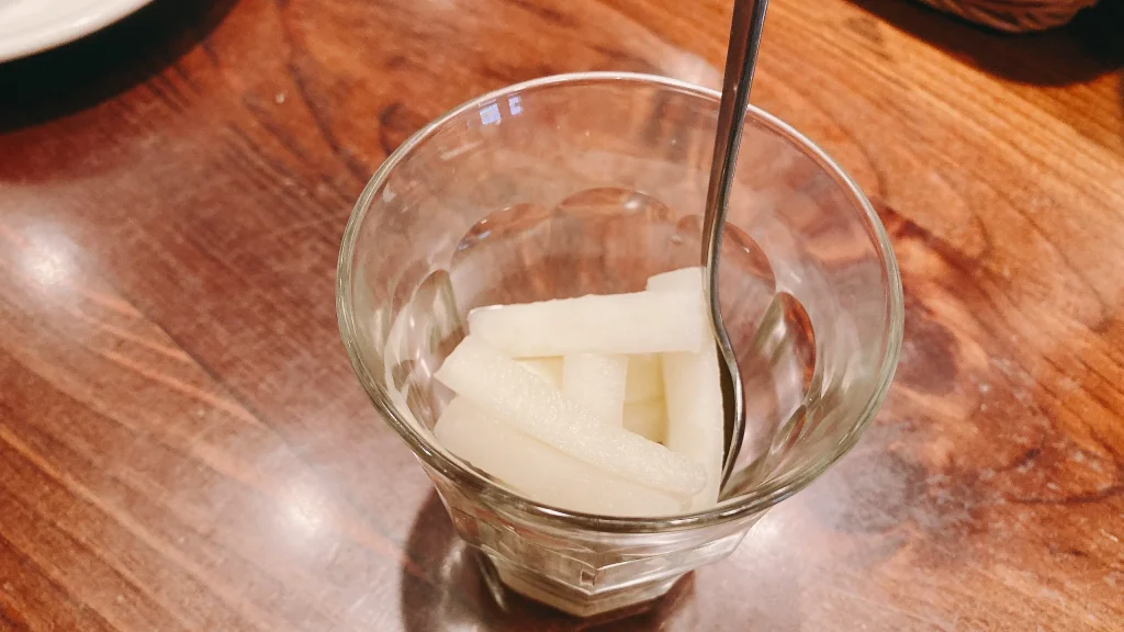 チャミの大根のピクルス